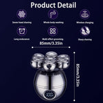 Wireless Electric Head Shaver With 7D Floating Blades LED Display And Type-C Fast Charging - Image 4