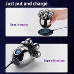 Wireless Electric Head Shaver With 7D Floating Blades LED Display And Type-C Fast Charging - Image 5