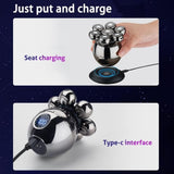 Wireless Electric Head Shaver With 7D Floating Blades LED Display And Type-C Fast Charging - Image 5