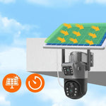 Wireless Security Camera With Solar Panel And Pan Tilt For Completely Autonomous Full 360° Rotation And Intelligent Motion Detection - Image 2