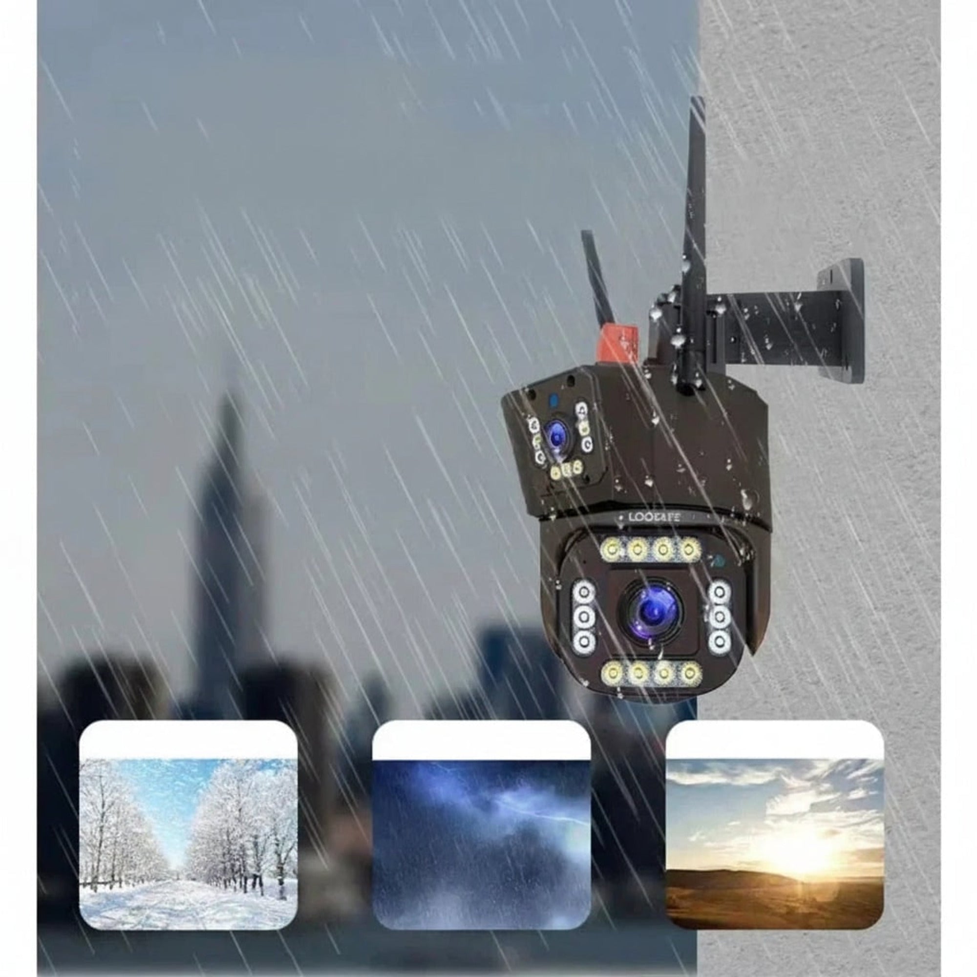 Wireless Security Camera With Solar Panel And Pan Tilt For Completely Autonomous Full 360° Rotation And Intelligent Motion Detection - Image 6