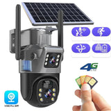 Wireless Security Camera With Solar Panel And Pan Tilt For Completely Autonomous Full 360° Rotation And Intelligent Motion Detection - Image 4