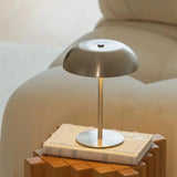 Wireless Table Lamp With Touch Control And Metallic Finish - Image 2