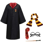 Wizard Costume For Halloween Relaxed Long Robe Button-Front - Image 7