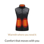 Women's Electric Heated Vest Women With USB Rechargeable Battery And Slim Fit Quilted Design - Image 3