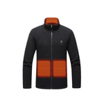 Women's Heated Fleece Jacket With USB Zip Front And Stand Collar Delivering Full Upper-body Warmth From Electric Heating Panels - Image 3