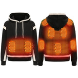 Women's Heated Hoodie With USB Charging In A Fleece Pullover Design Featuring A Front Kangaroo Pocket - Image 1