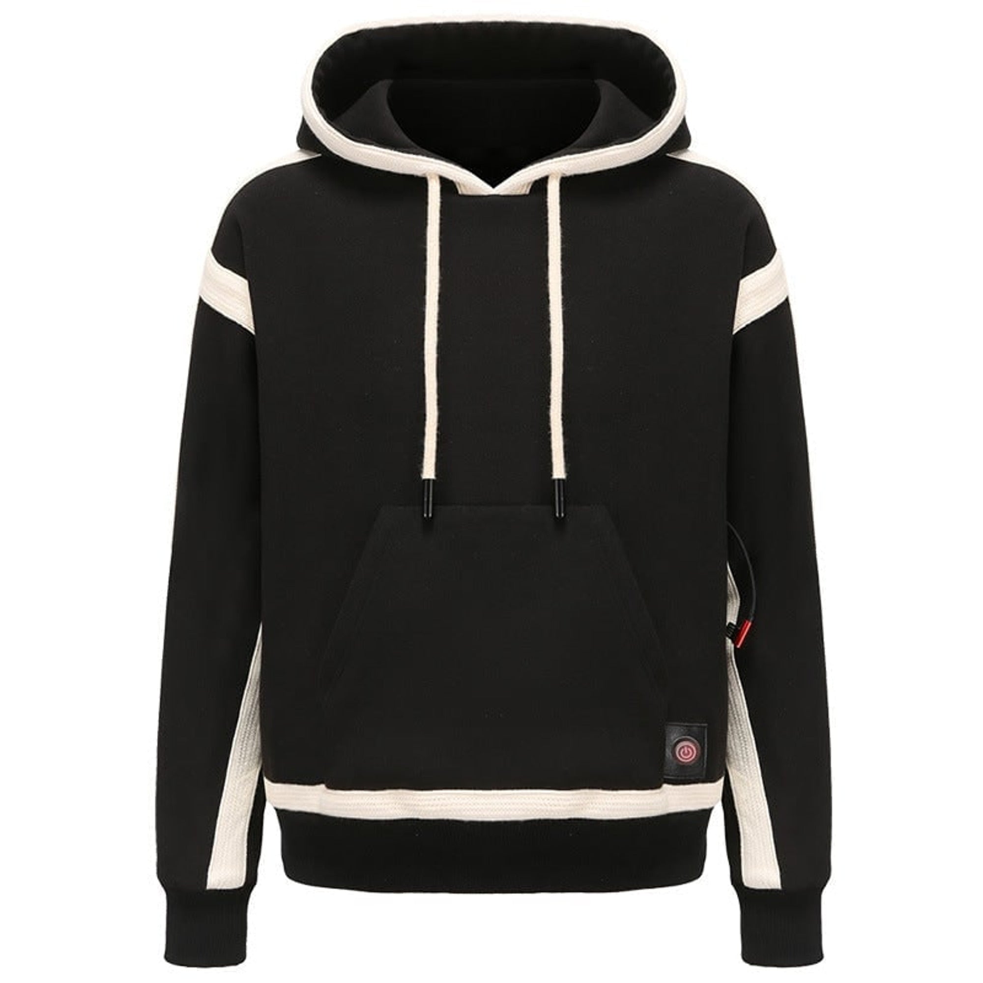 Women's Heated Hoodie With USB Charging In A Fleece Pullover Design Featuring A Front Kangaroo Pocket - Image 2