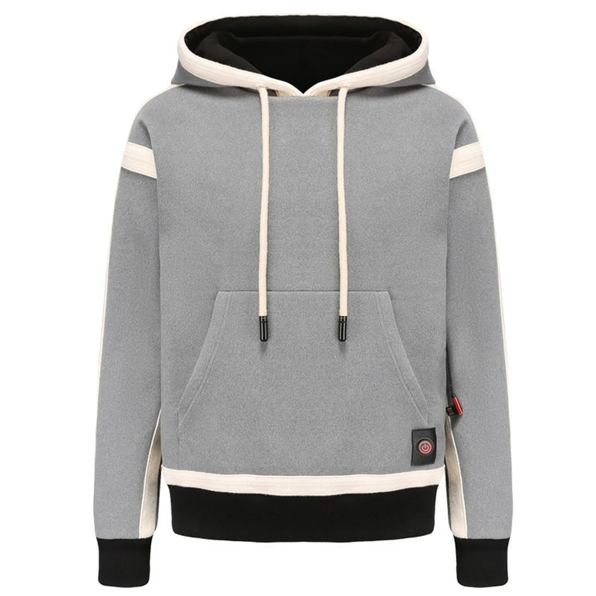 Women's Heated Hoodie With USB Charging In A Fleece Pullover Design Featuring A Front Kangaroo Pocket - Image 5