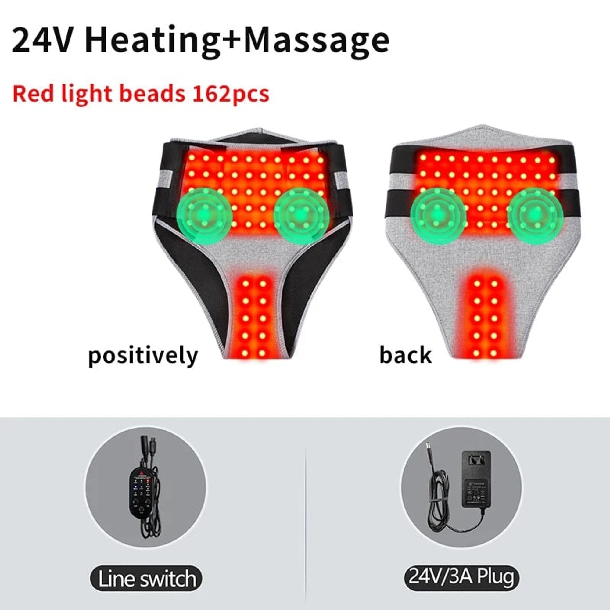 Women's Menstrual Heating Pad With Vibration Electric Wearable Abdominal Lower Back Wrap Featuring Soft Breathable Fabric And Three Heat Levels - Image 14