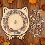 Wooden Cat Puzzle With Soothing Activity Without Screen Exposure - Image 2