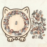 Wooden Cat Puzzle With Soothing Activity Without Screen Exposure - Image 6