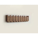 Wooden Coat Rack with Streamlined Wall-Mounted Design and Angled Hooks - Image 11