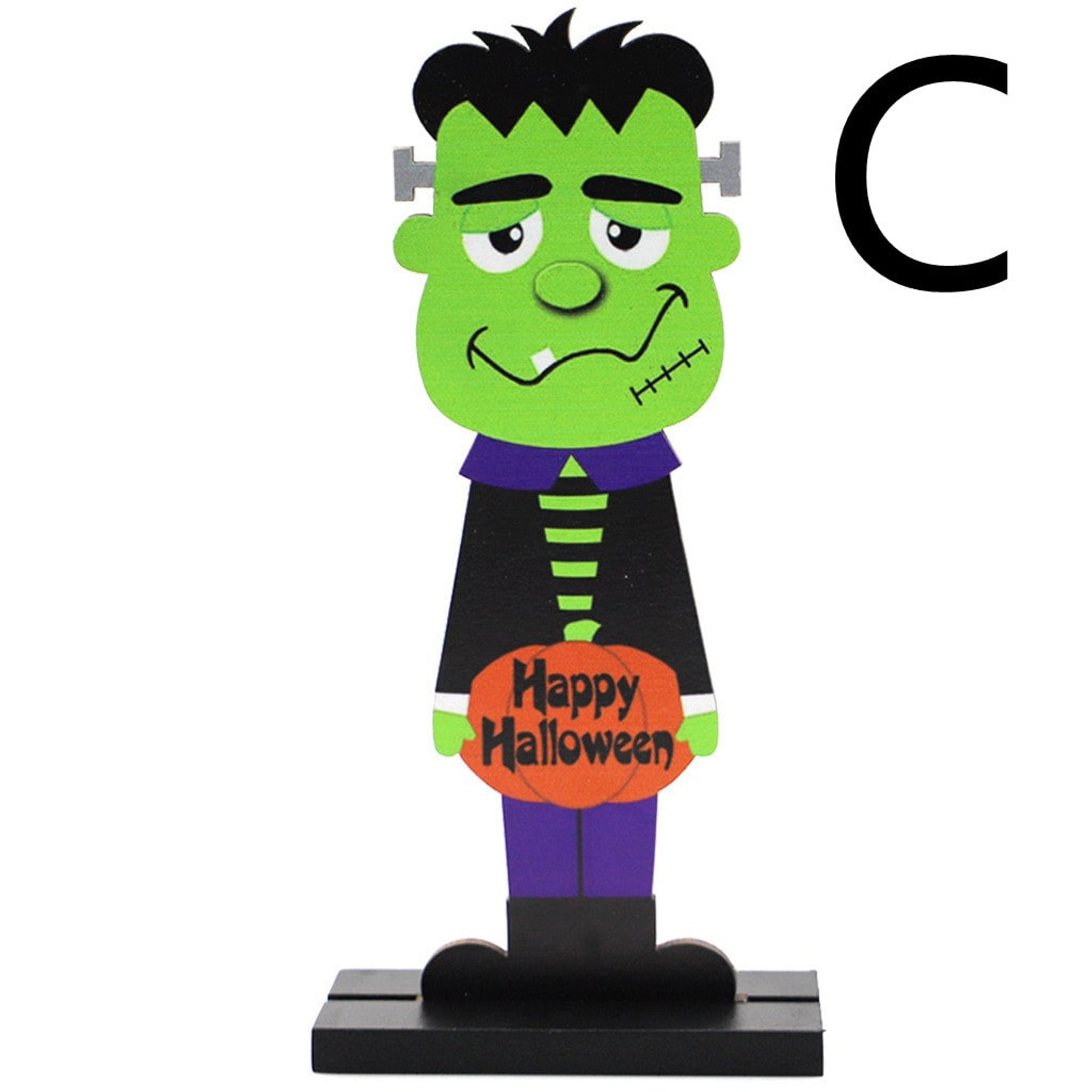Wooden Painted Halloween Table Decorations - Image 1