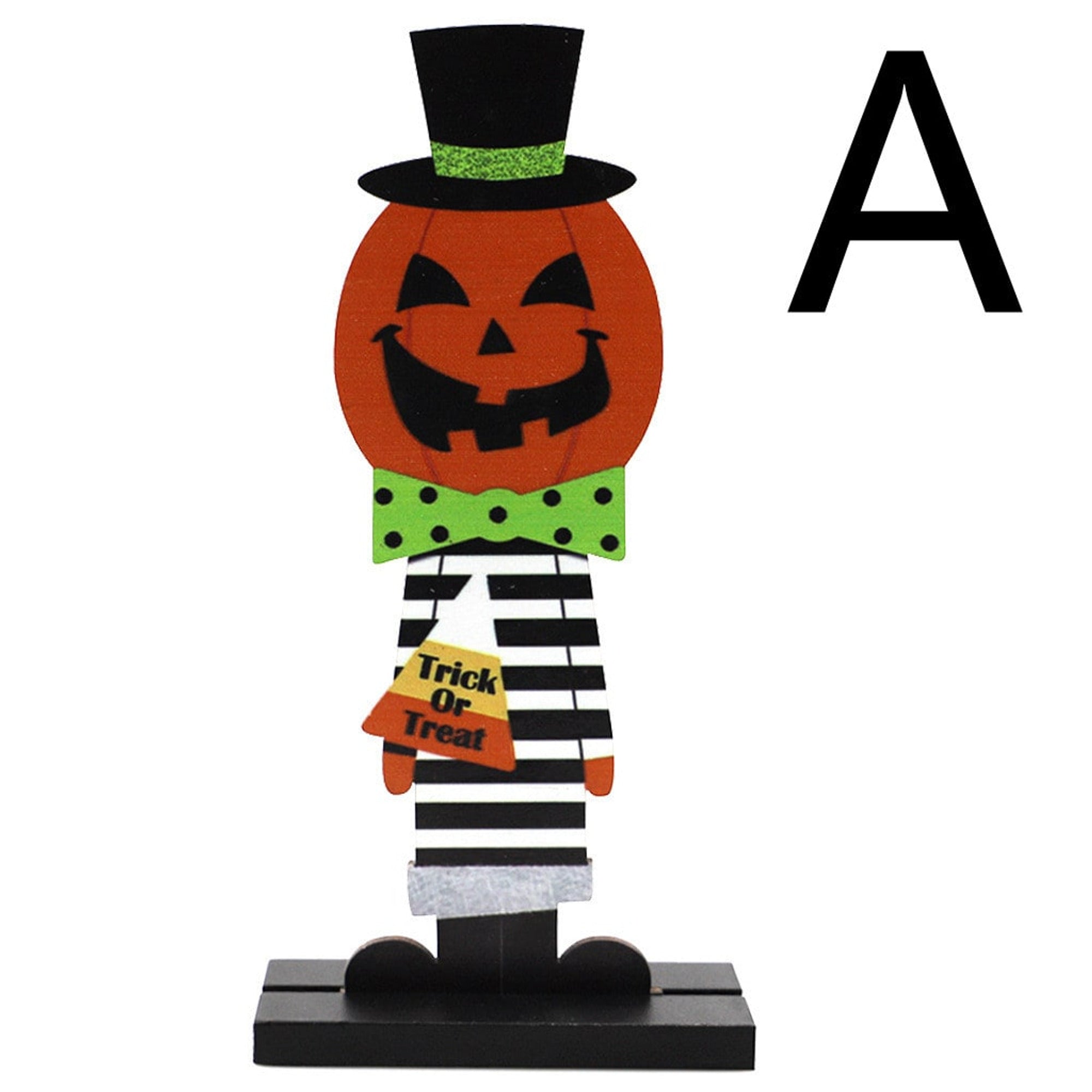Wooden Painted Halloween Table Decorations - Image 4