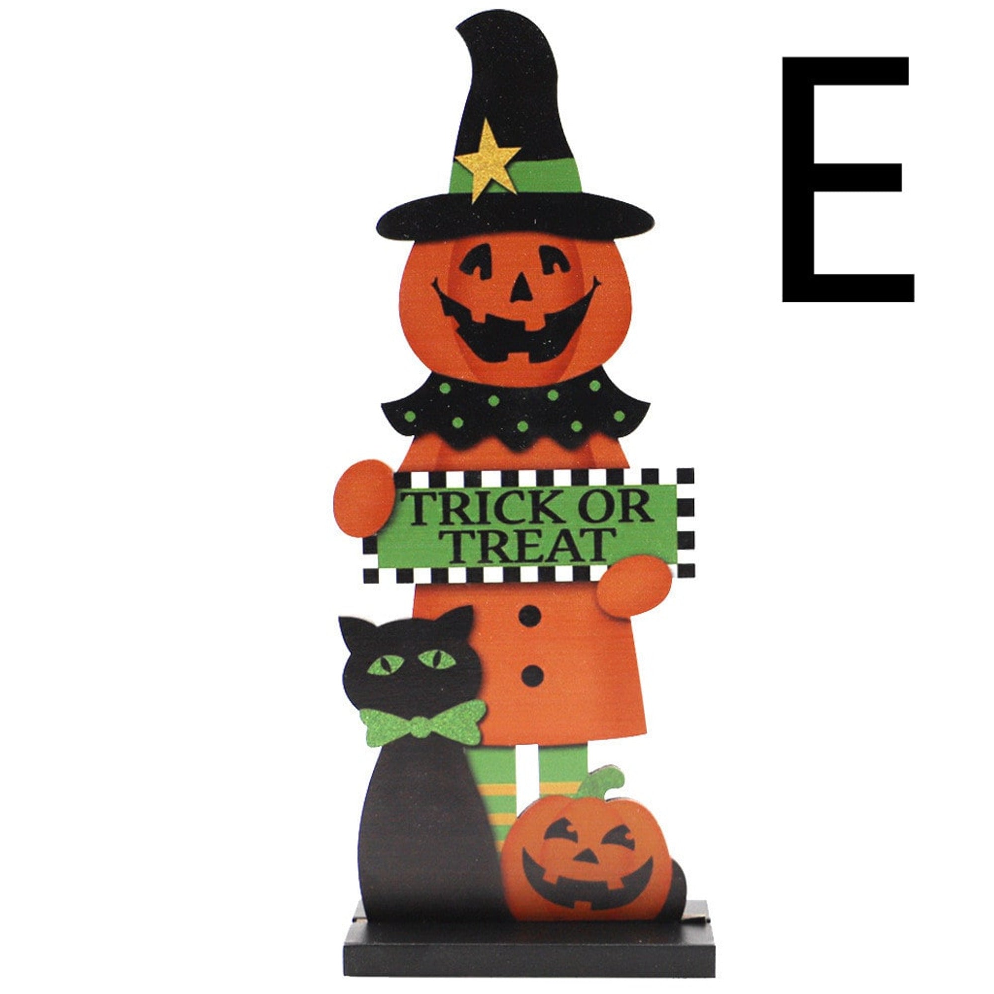Wooden Painted Halloween Table Decorations - Image 5