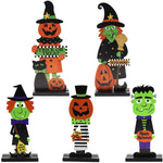 Wooden Painted Halloween Table Decorations - Image 6