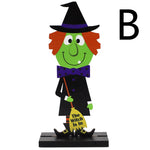 Wooden Painted Halloween Table Decorations - Image 7