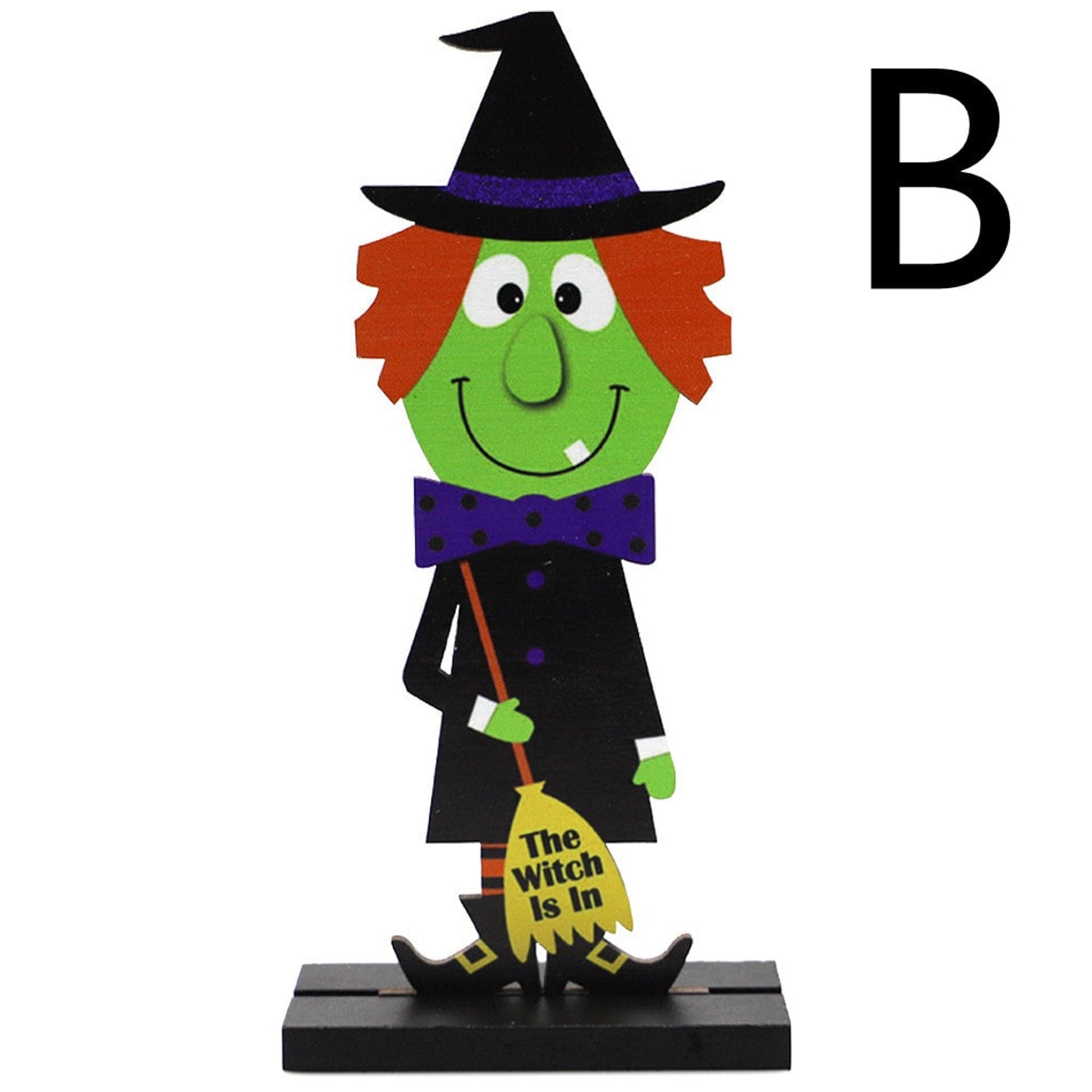 Wooden Painted Halloween Table Decorations - Image 7