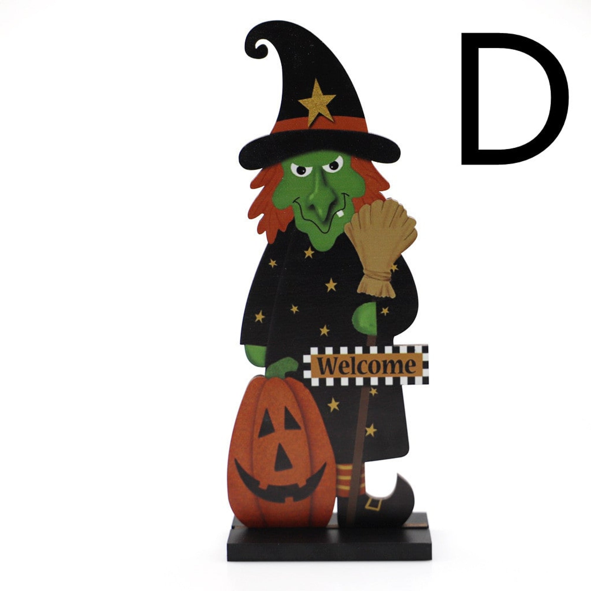 Wooden Painted Halloween Table Decorations - Image 8