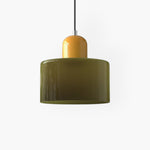 Modern Glass Cylinder Pendant 1-Light Lasson Living