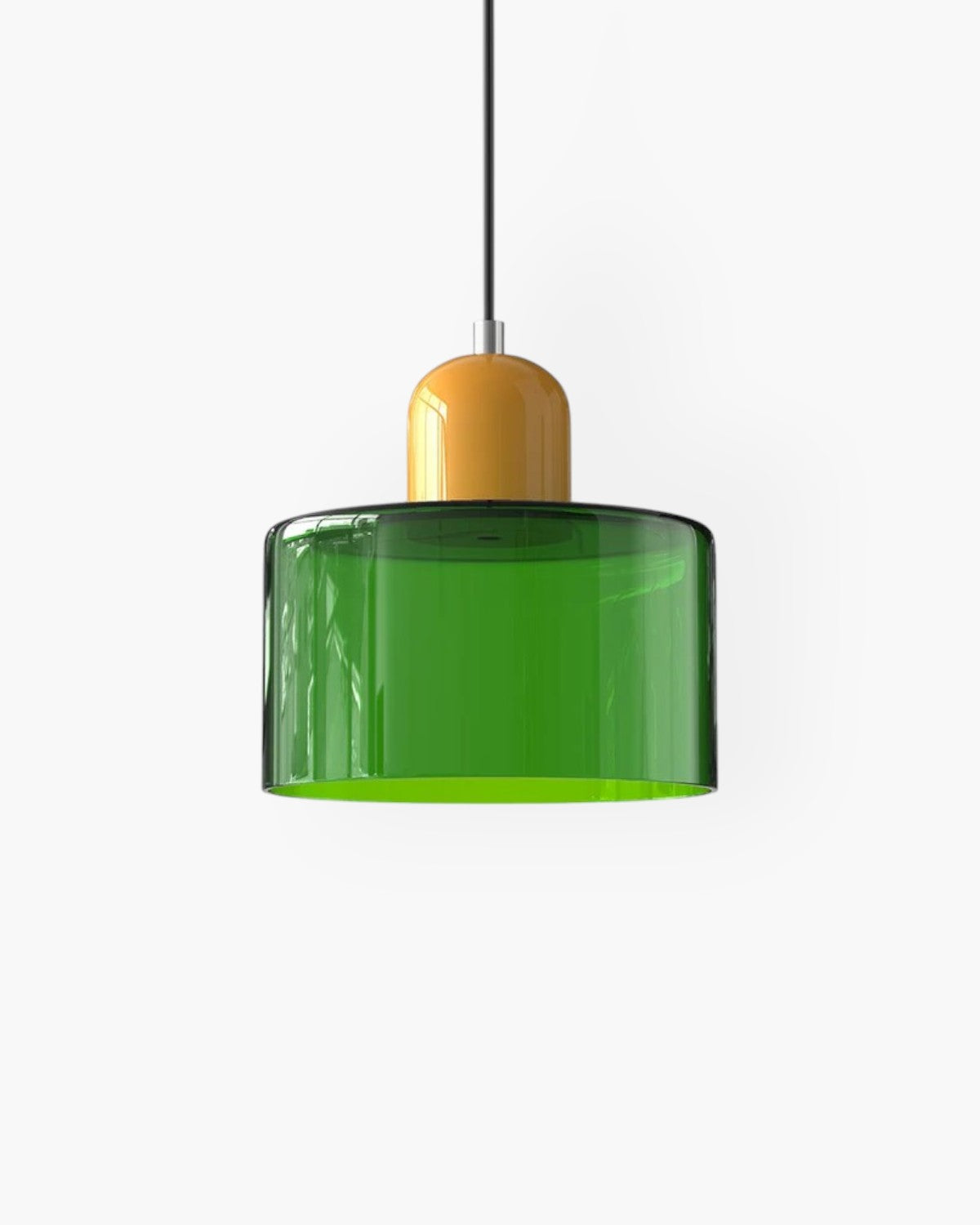 Modern Glass Cylinder Pendant 1-Light Lasson Living