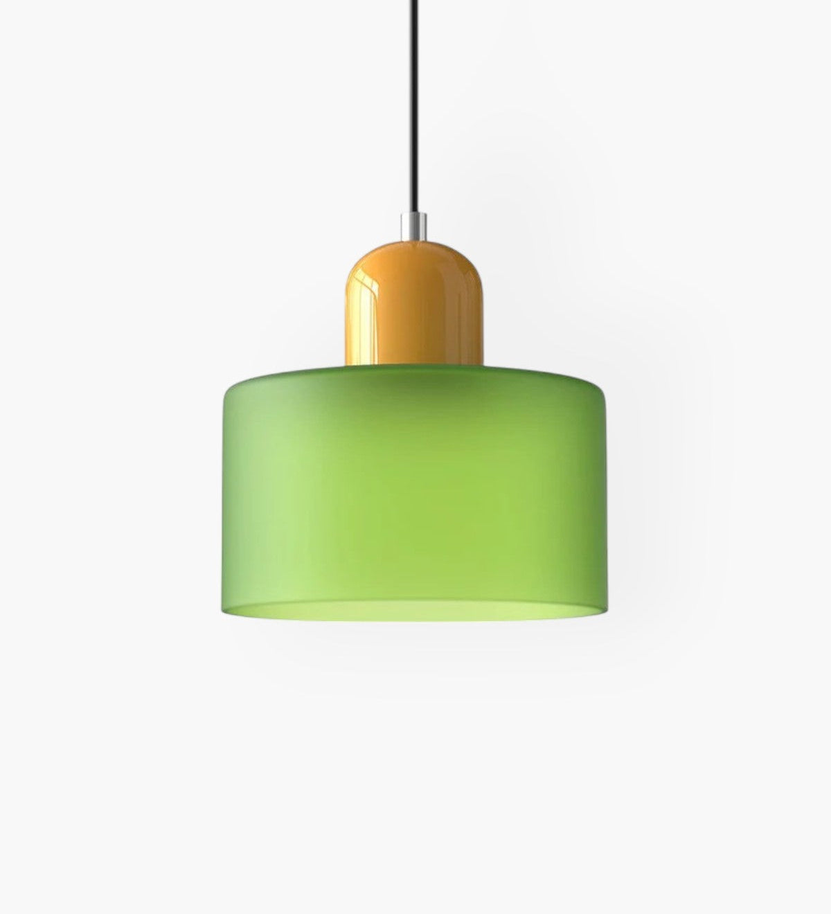 Modern Glass Cylinder Pendant 1-Light Lasson Living