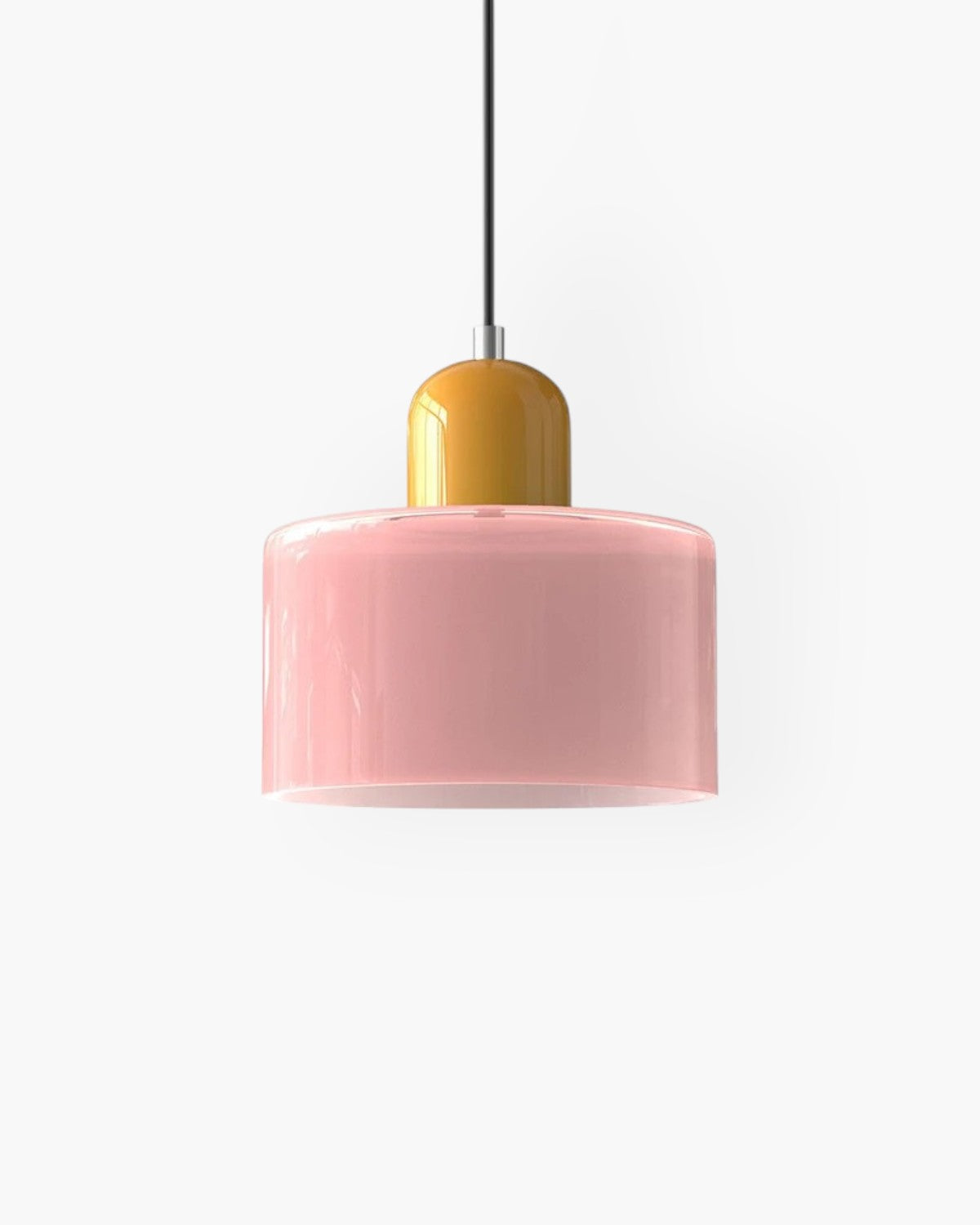 Modern Glass Cylinder Pendant 1-Light Lasson Living