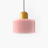 Modern Glass Cylinder Pendant 1-Light Lasson Living