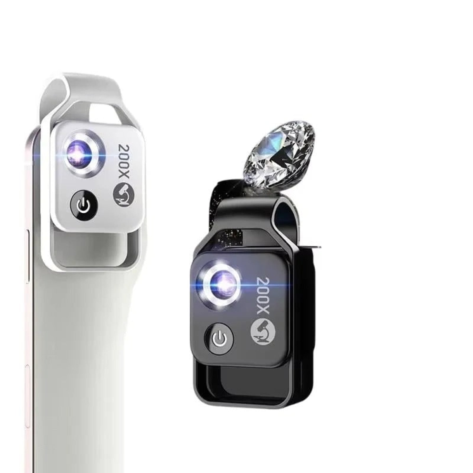 Zoom Mobile Phone Microscope Lens With Clip-On Design For Insects Plants And Fabrics - Image 1